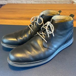 Cole Haan Grand OS Leather Chukka Boots